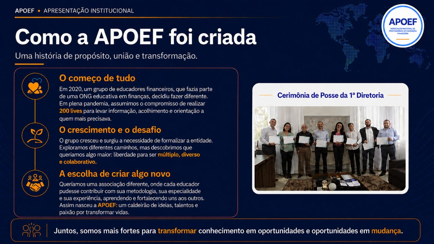 Como a APOEF foi criada